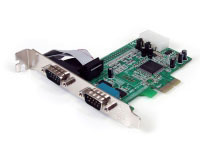 Startech.com Tarjeta Adaptadora PCI Express Nativo de 2 Puertos Serie RS232 con UART 16550 (PEX2S553)